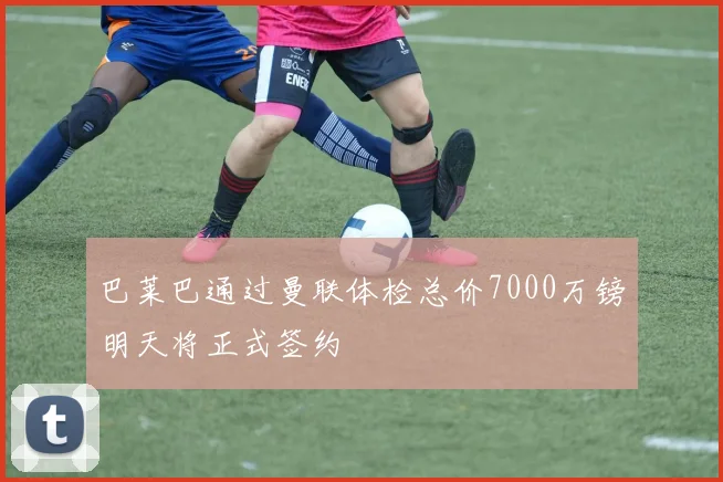 巴莱巴通过曼联体检总价7000万镑明天将正式签约